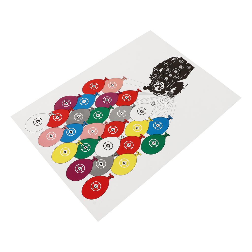 10Pcs Shooting Targets Paper Archery Paper Targets Bow Arrow Hunting Shoot Accessories 45x32cm Clown Balloon