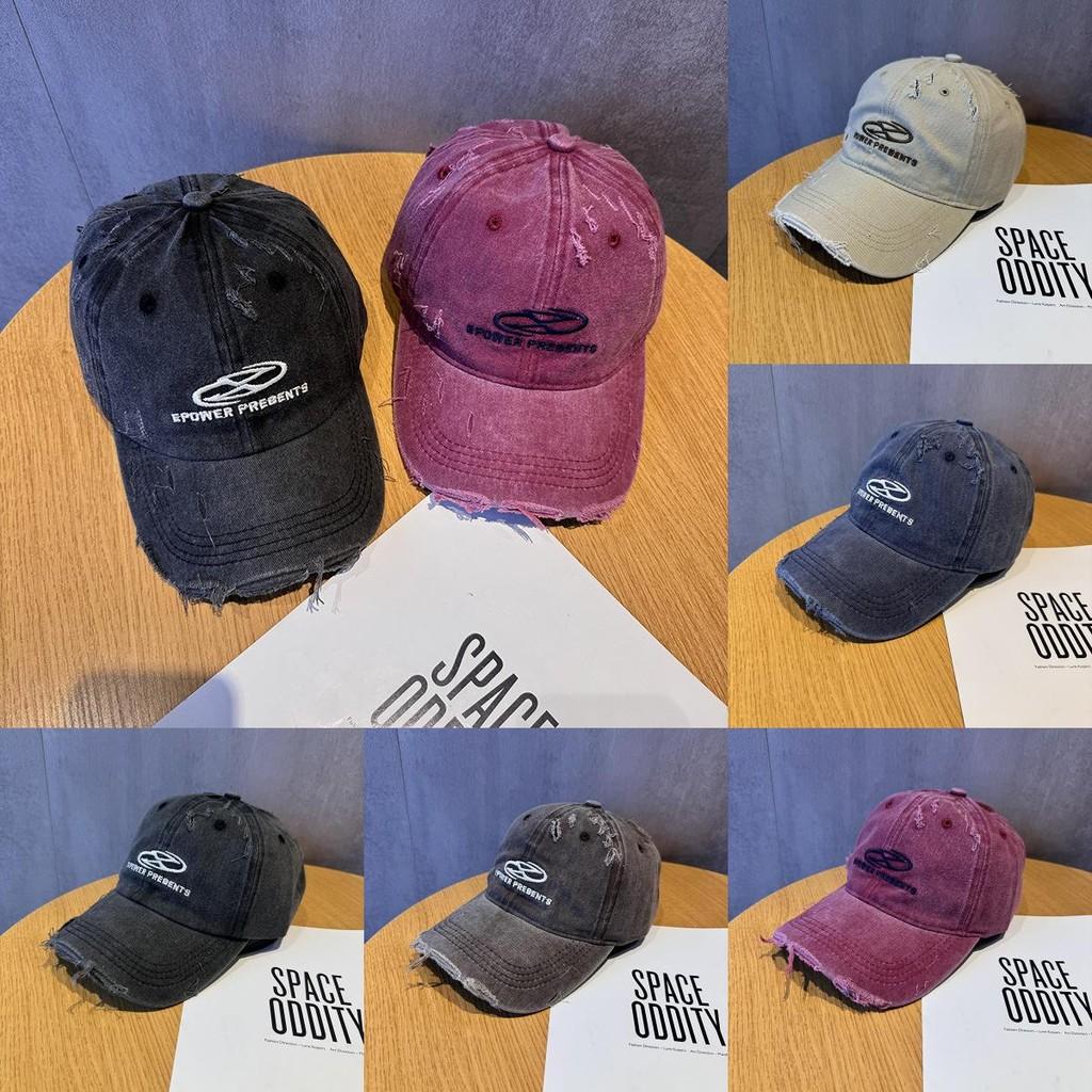 Fashion Broken Urban Hole Baseball Cap Women Sun Hat With Material Breathable