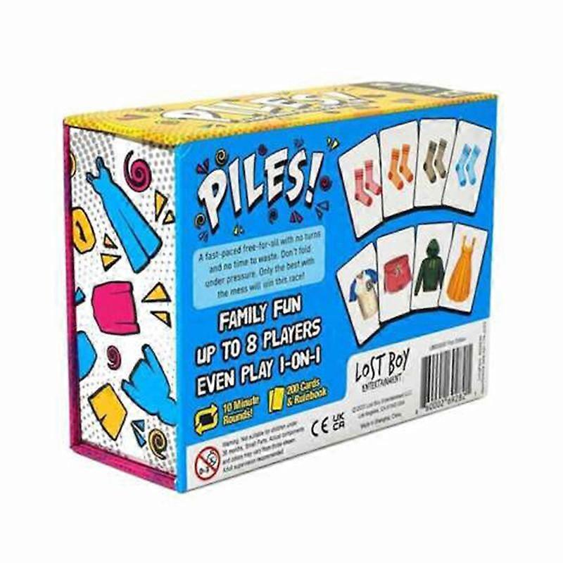 Piles Fast Paced Card Game Versatile Funny Memory Games for Adults Kids