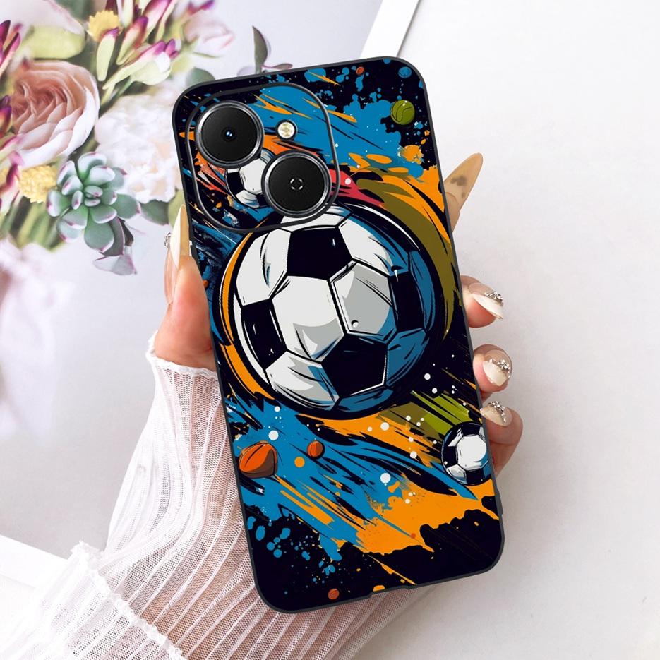 For Tecno Spark 40 Case KM5 Cute Lion Fashion Painted Cover Soft TPU Phone Cases For Tecno Spark 40C Spark40 C Back Cover Fundas