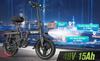 E-Bike TOOFLY GE5 Faltbares Elektrofahrrad 250W 48V15AH Lithiumbatterie Erwachsenen-Fahrrad Elektrofahrrad 14-Zoll-Reifen Urbanes Pendlerfahrrad