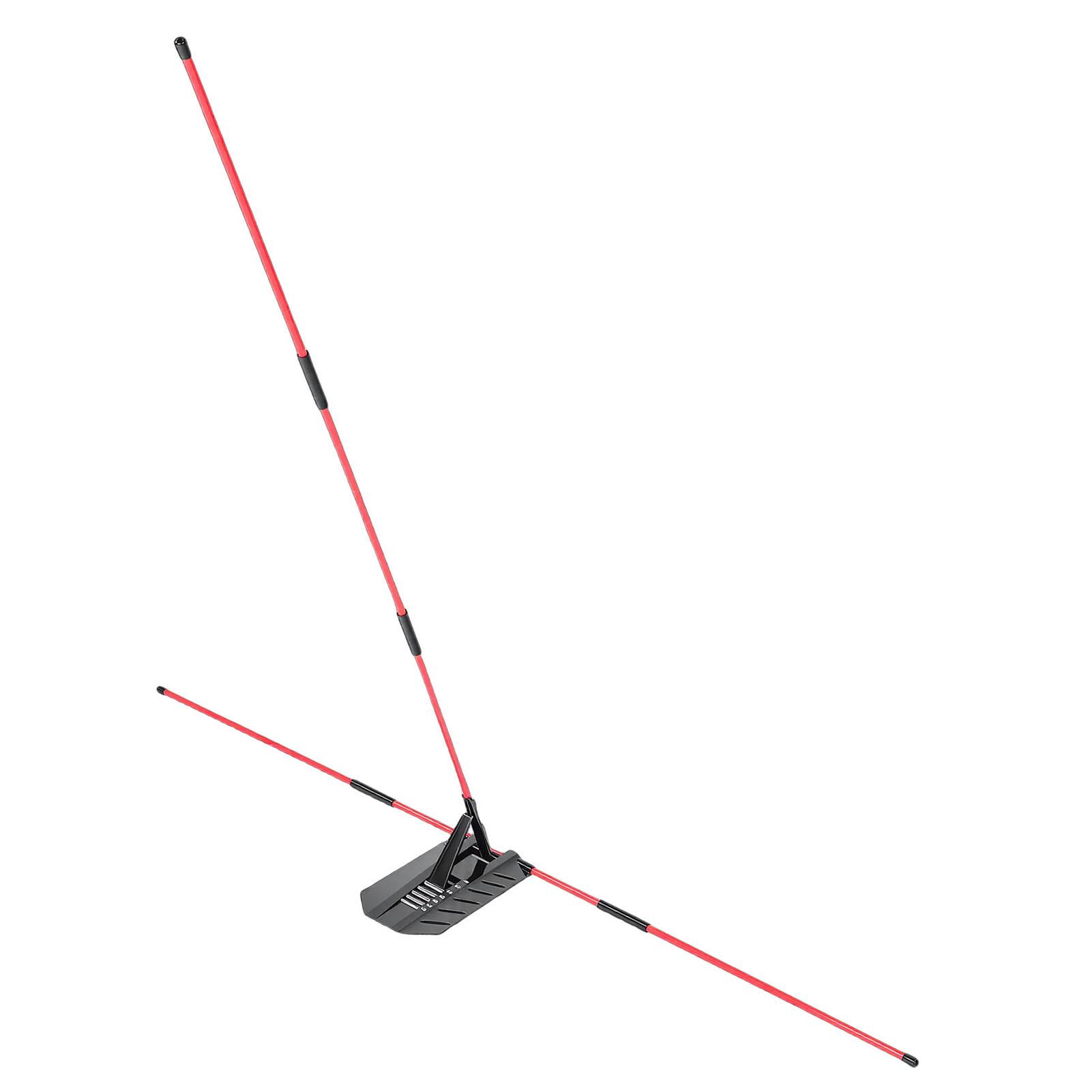 

Alignment Stick Holder with Angle Plate 40-70 Degree Fiberglass Swing Training Aid Aiming Stick for Practice
