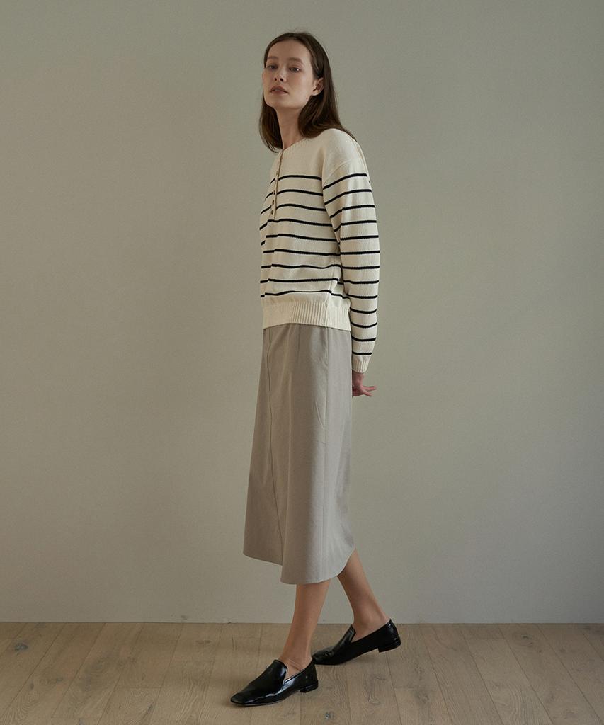 Yulago Plain Cotton Skirt