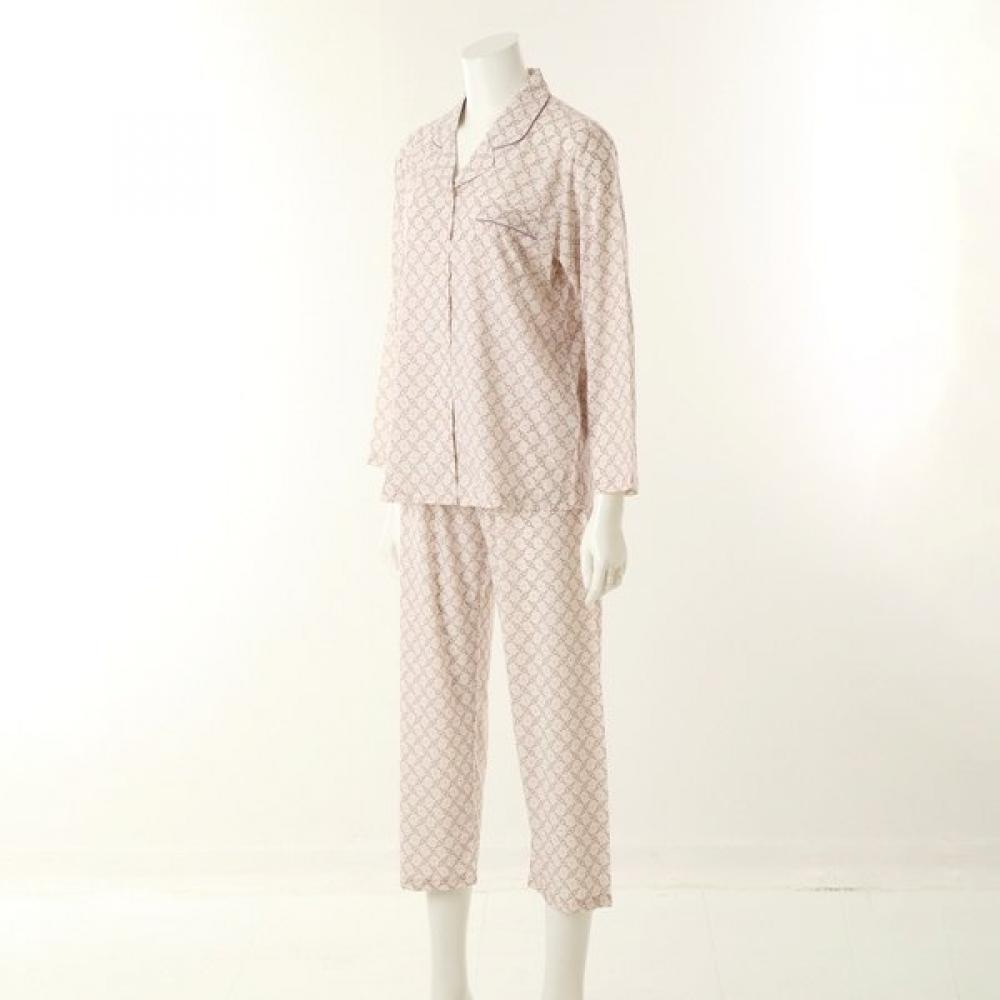 Venus 25aw Ultra Lightweight Polyester 30d Chain Print Couple Pajamas