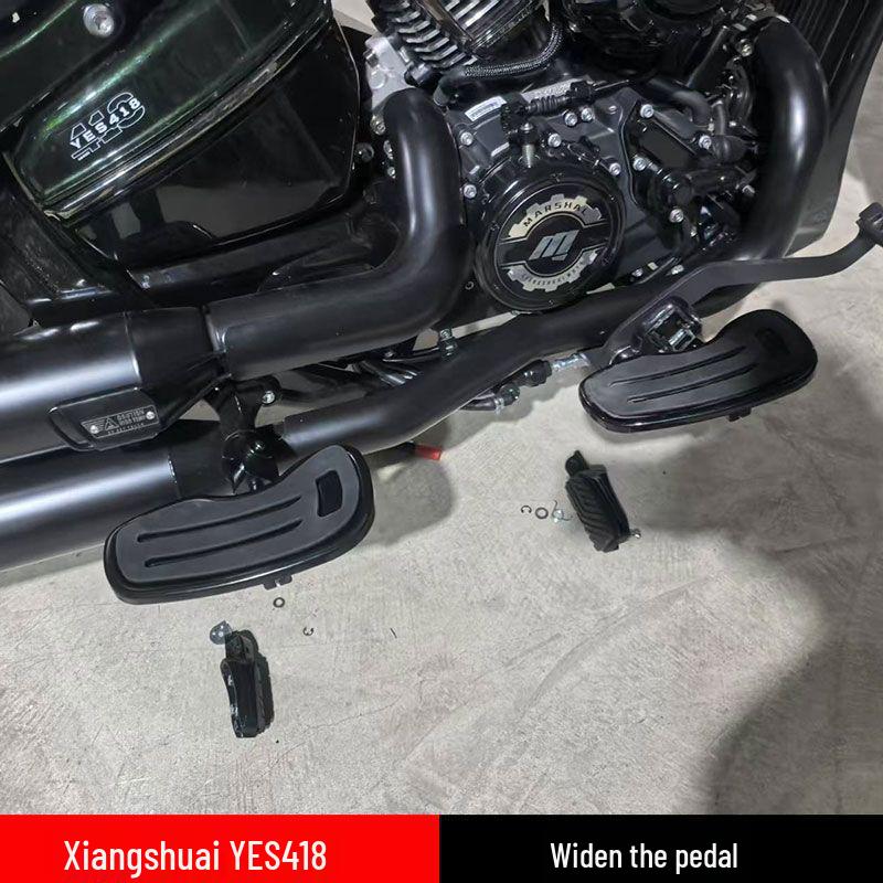 Xiangshuai YES418 Enlarged Foot and Brake Pegs Backrest Luggage Rack Accessories Set