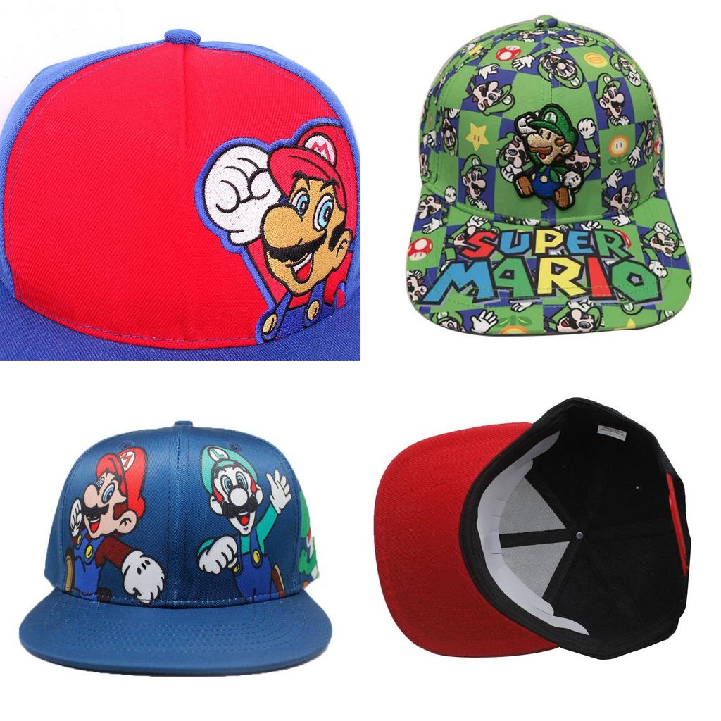 Casquette Trucker de Baseball Super Mario Luigi Élégante Avec Coupe Ajustable Pour Tous