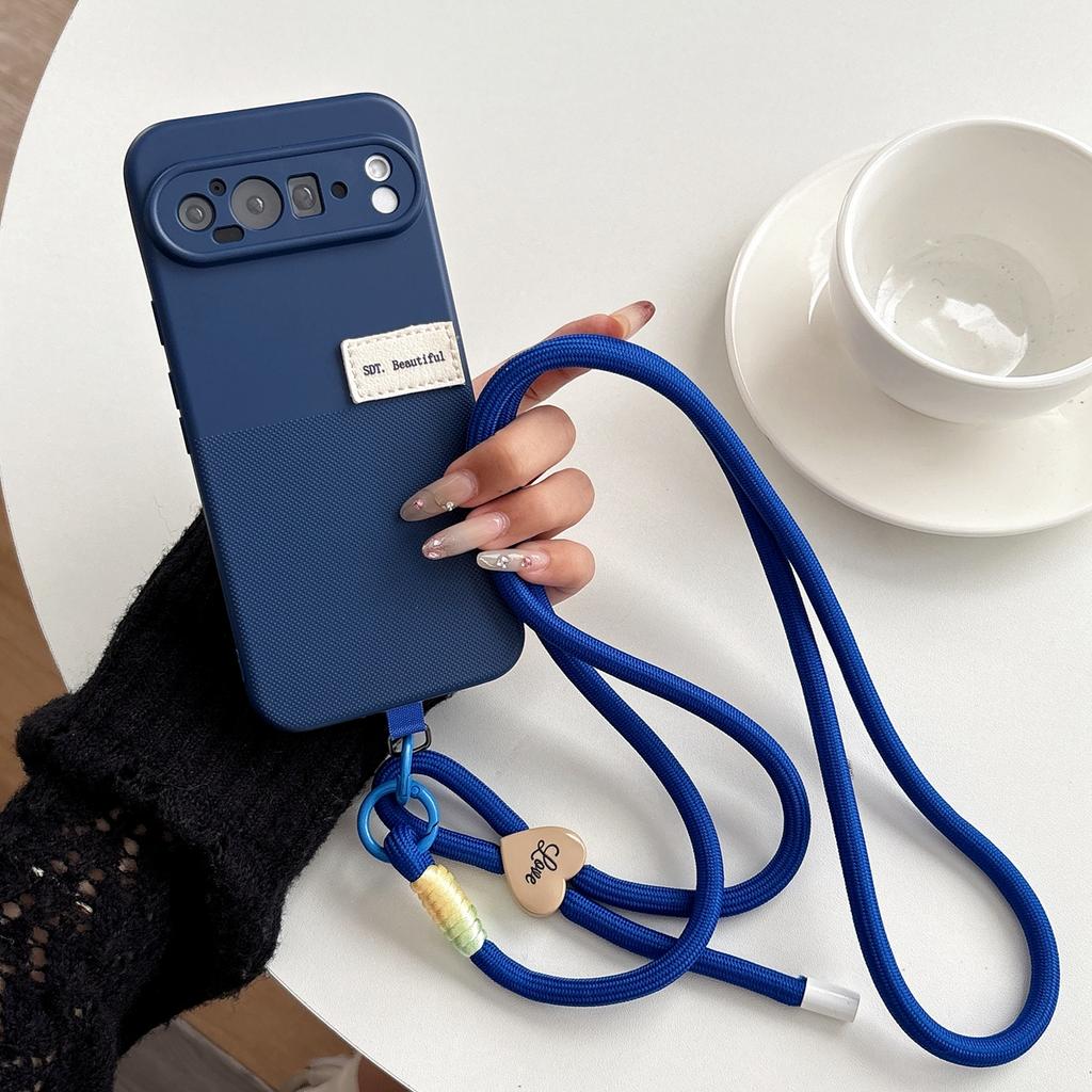 Halsband Lanyard Polka Dot Silikon Handyhülle Für Motorola Moto Edge 70 60 50 Fusion 60S 40 Neo Edge 50 Pro 60 Stylus E15 Hülle