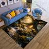 Magical forest tree hollow Print Carpet Rug for Living Room Bedroom Sofa Doormat Home Decor Non-slip Floor Mat