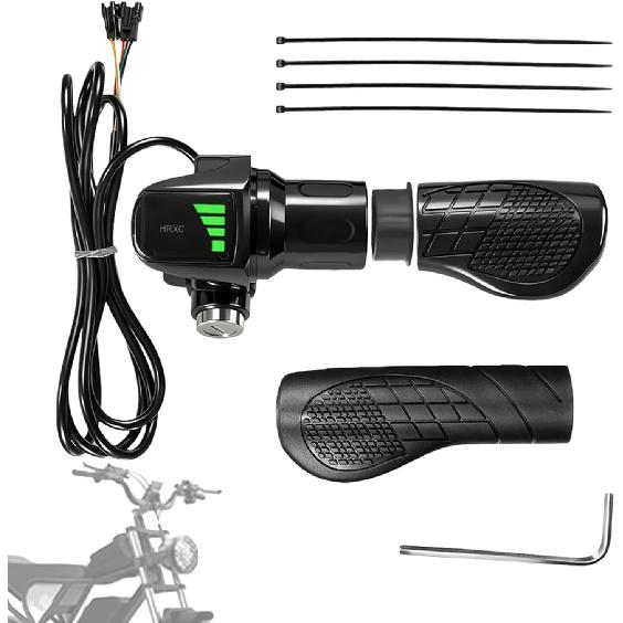 

Half Twist Throttle Fits Ridstar Q20, 48V Ebike Throttle Grip Compatible with Ridstar Q20/Q20Lite/H20/H26Pro/H20 Pro/E26/E26Pro/MN20/MN26/DC26, Grips