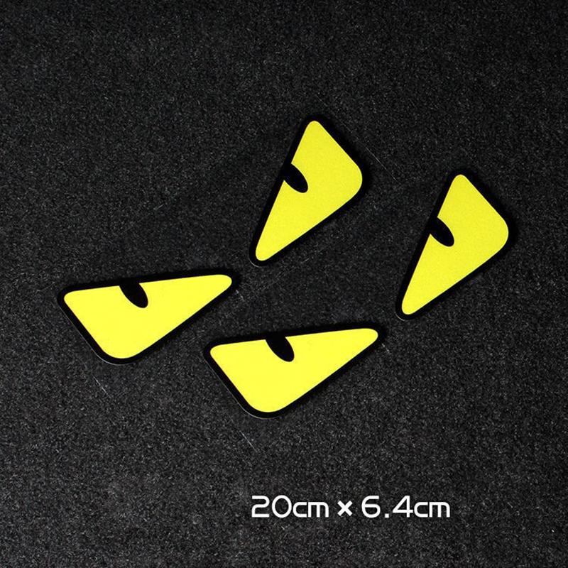 Devil Eyes Car Brake Light Stickers Car Helmet Motorcycle Reflective Stickers Car Sticker Headlight Decal Car Accessories
