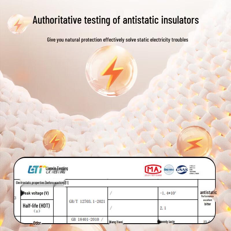 Yiershuang Men's 100% Cotton Anti-Static Thermal Long Johns