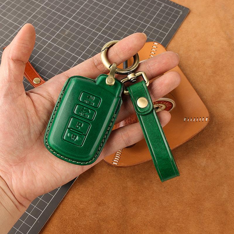 Cross-Border Compatible Cowhide Key Bag for Toyota Avalon, Camry, Corolla, Highlander, RAV4
