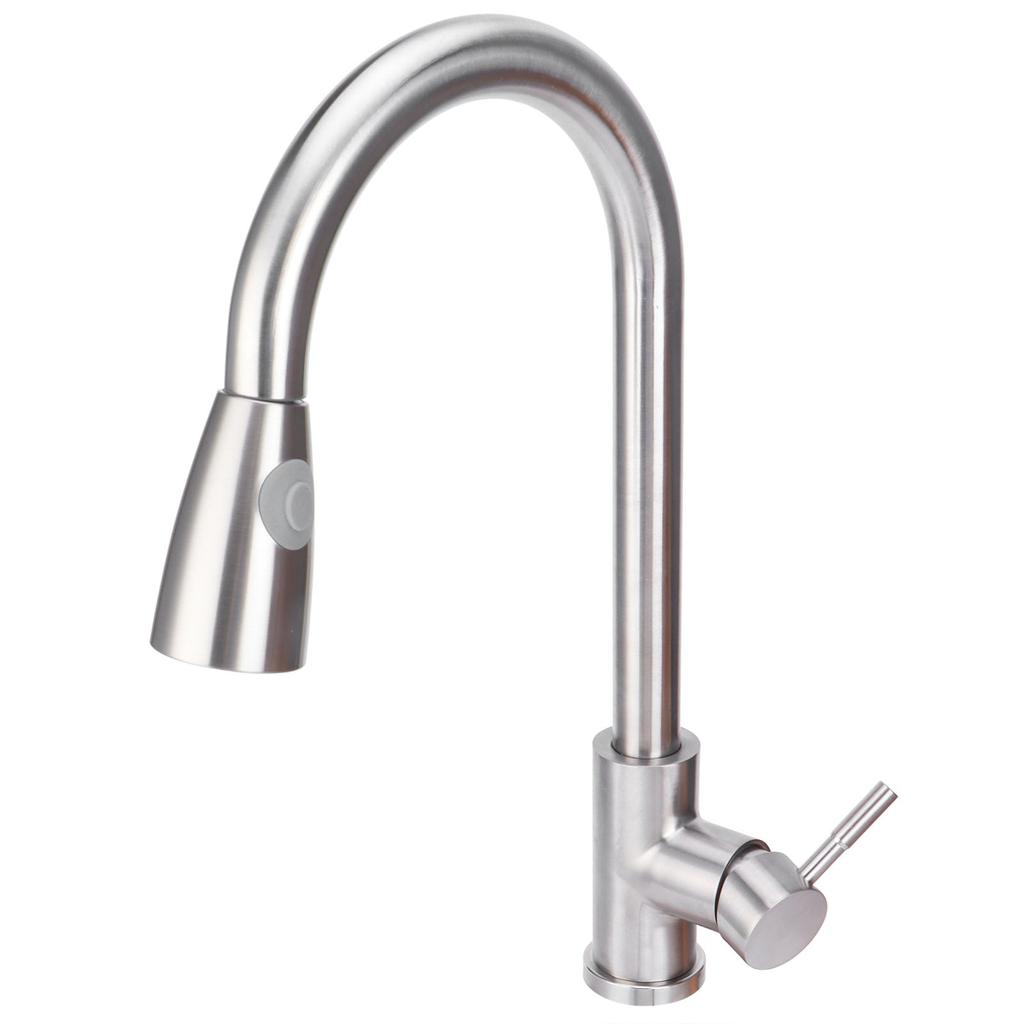 G3/8 Küchenmischbatterie Dual Water Outlet Pull Out Sprayer Teleskop Spüle Wasserhahn Wasserhahn