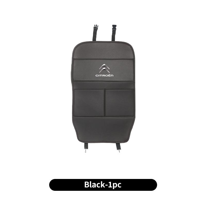 Car Seat Full Protective Cover Anti-Kick Mat Leather Pad Auto Accessories For Citroen C4 C3 C5 C1 C2 Berlingo Celysee Cactus