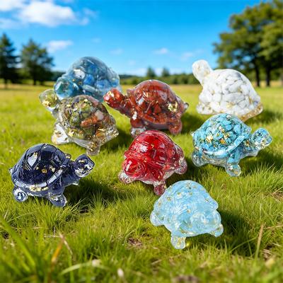 1PC Crystal Turtle Gifts Colorful Home Mini Party Decorations Collectible Figurines Table Ornaments Multiple Options Available