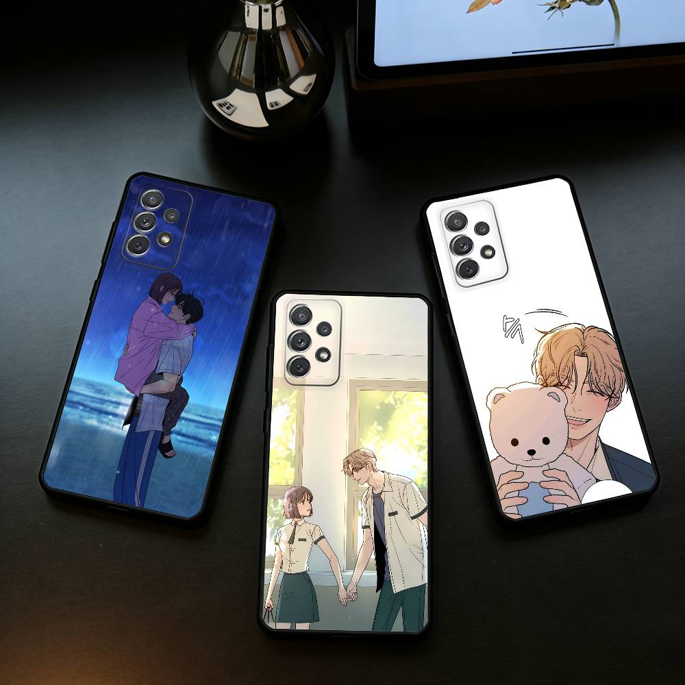 O-Operation T-True L-Love Soft Silicone Black Cover Phone Case For Samsung Galaxy A73,A72,A71,A70,A53,A52,A51