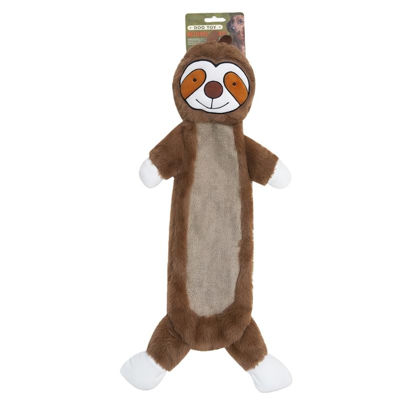 Entertaining Plush Animal Dog Chew Toy For Aggresive Chewers with Squeaky Sound For Indoor Engagement Teething Fun