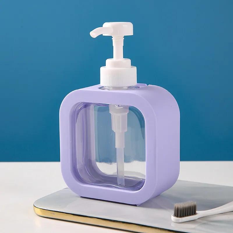 500ml Soap Dispenser White Black Pink Green Purple Liquid Soap Dispenser Pump Lotion Bottles Plastic Bottles For Body Wash Shampoo Hand Sanitizer