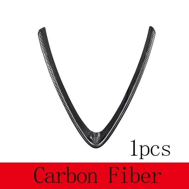 For Alfa Romeo Giulia Stelvio 2017 2018    2022 ABS Carbon Fiber/Red/Black Front Grill Decoration Frame Accessories