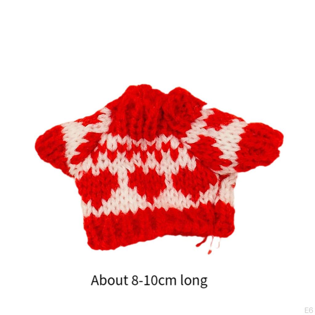 15cm Plüschpuppenkleidung Niedliches Anziehen Foto-Requisiten Modekleidung Outfits