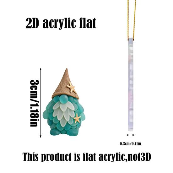 Seaglass Gnome Advent Calendar Box 24 Days Christmas Countdown Calendar with 24 Handmade Sea