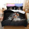 Motorcycles Bedding Set Polyester Fashion Duvet Cover Twin Size Bedclothes with Pillowcases for Teens Bed Linen