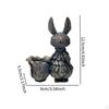 Bunny Figurine Flower Planter for Indoor