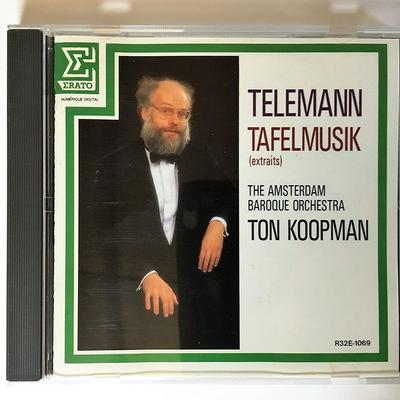 CD AMSTERDAM BAROQUE ORCHESTRA, TON KO - Telemann: From "Tafelmusik"  R32E1069 Japan ObiClassical Used