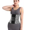 Seamless Postpartum Body Shaper Leopard Print Slimming Shapewear Elastic Waist Trainer Female
