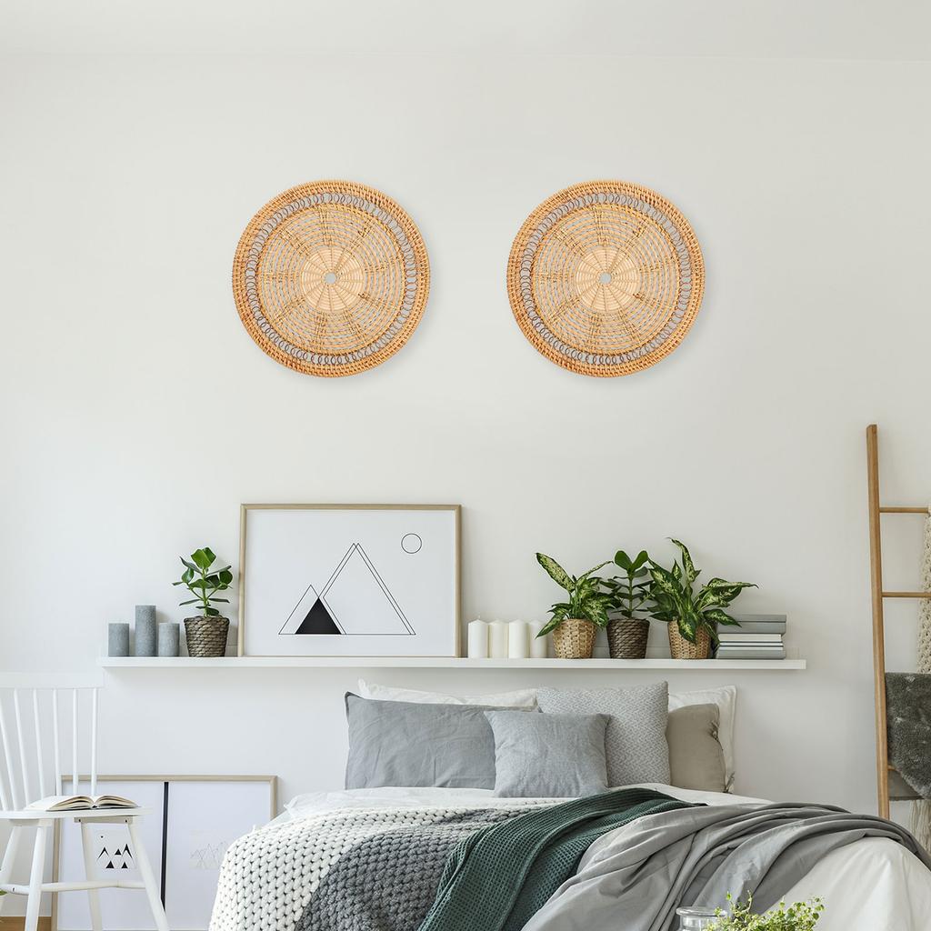 Porch Grass Woven Home Handmade Hay Rattan Woven Wall Decoration Pendant Wall Decoration Wall Hanging