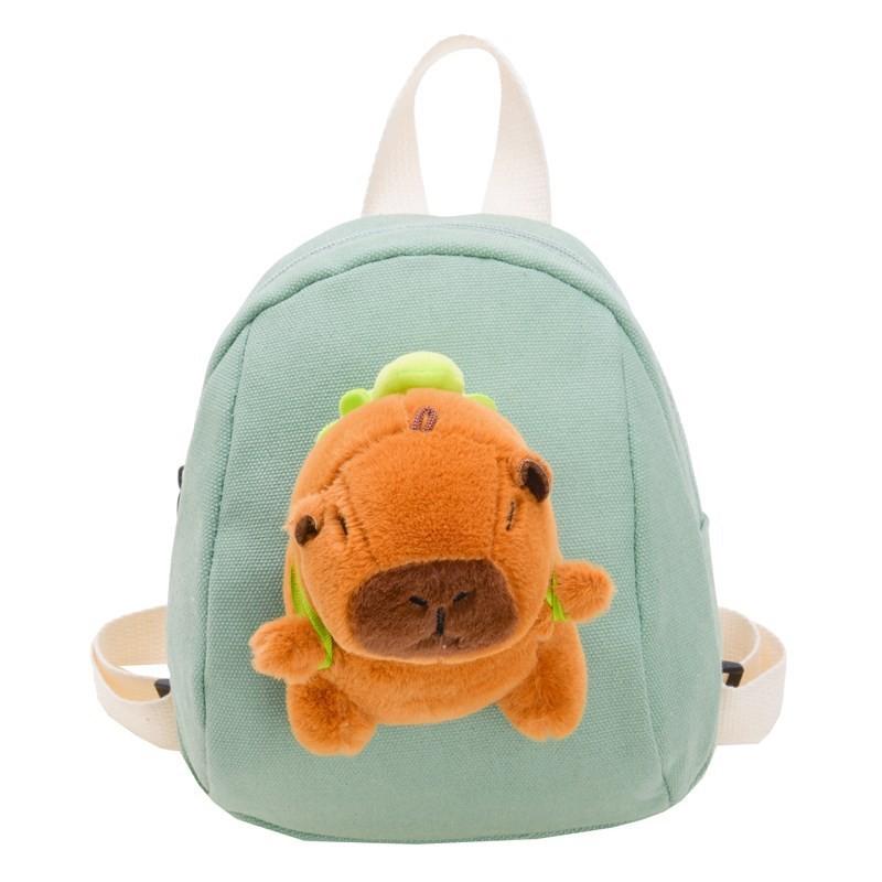Capybara Adorable Spacious Backpack Large Capacity Toddler Outdoor Bag Boy Girls