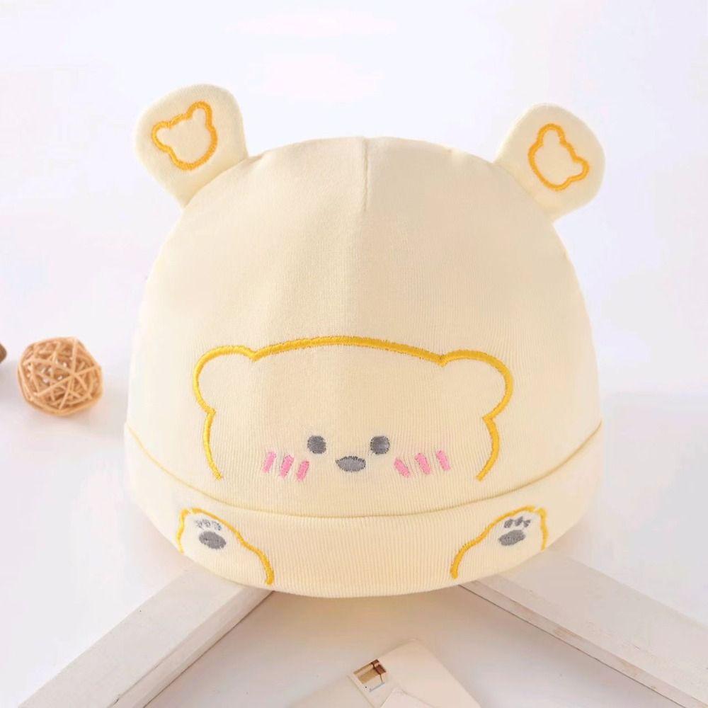 0-6 Month Baby Beanies Autumn Winter Soft Infant Cap Cute Cotton Newborn Fetal Hat Outdoor
