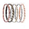 Stainless Steel Geometric Magnetic Therapy Bracelet Men Women Anti-Fatigue Health Jewelry