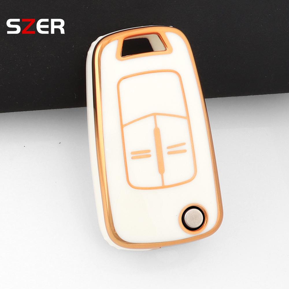 2 Buttons Tpu Car Key Case Cover Shell Fob Keychain For Vauxhall Opel Astra J Corsa D Vectra C Zafira L778 Insignia Accessories