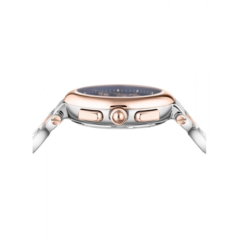 Salvatore Ferragamo Ferragamo Legacy Chronograph Watch Two Tone Two Tone Blue