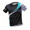 Sportliches, atmungsaktives, dünnes Herren-Fitness-T-Shirt mit Kurzarm und Farbverlauf