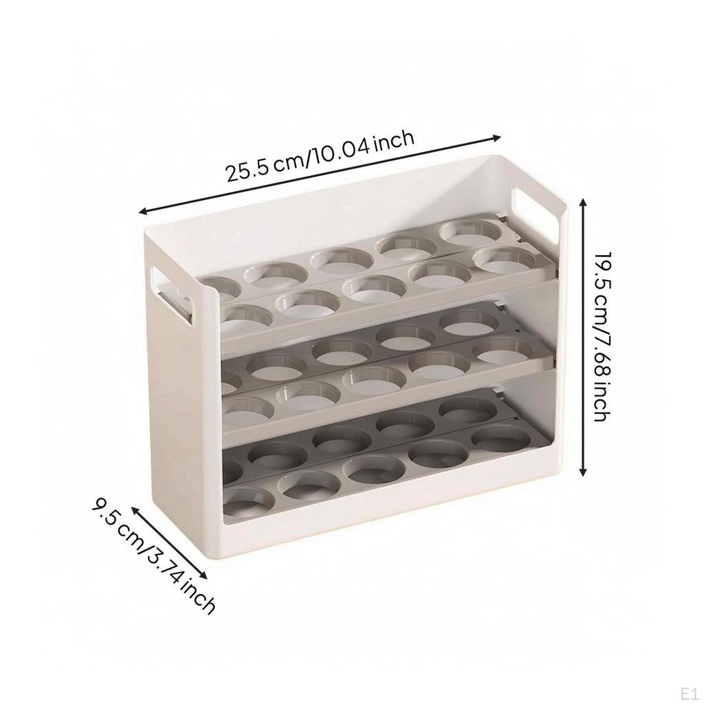Door Egg Tray OpenTop Refrigerator Storage Box Holder Rack
