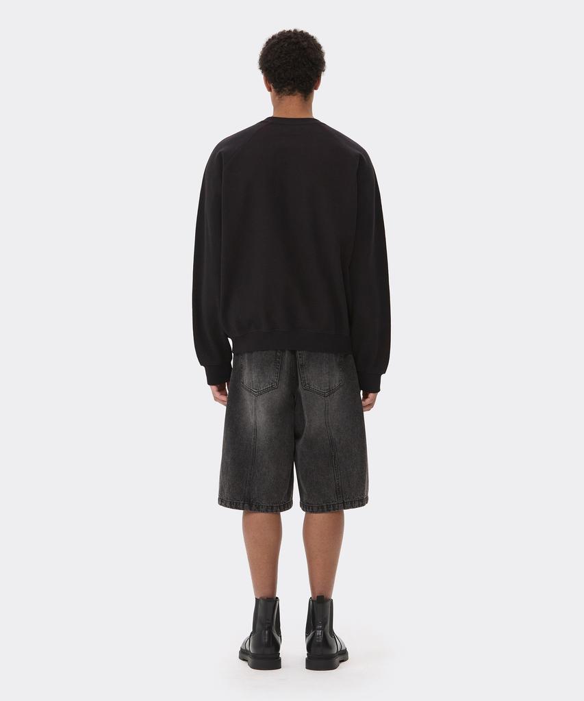 Keoseuuteommellou Black Denim Bermuda Shorts Cwpam26371Bkx