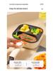 Adjustable Temp Non-Stick Egg & Burger Frying Pan: Four-Hole Multi-Functional Breakfast Machine