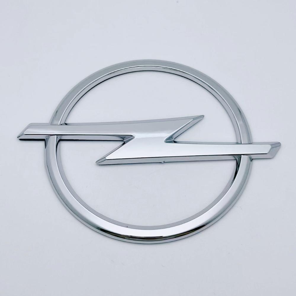 1pcs 3D 145mm Opel Logo Emblem Badge Sticker Fit Car Front Grille Hood Bonnet and Rear Trunk Bumper Astra Zafira Insignia Corsa