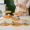 European Style Bamboo Tiered Cake & Dessert Stand