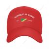 Unisex Baseball Cap Republic Of Congo EST Independence Day Wild Sun Shade Peaked Adjustable Outdoor Caps for Unisex Women