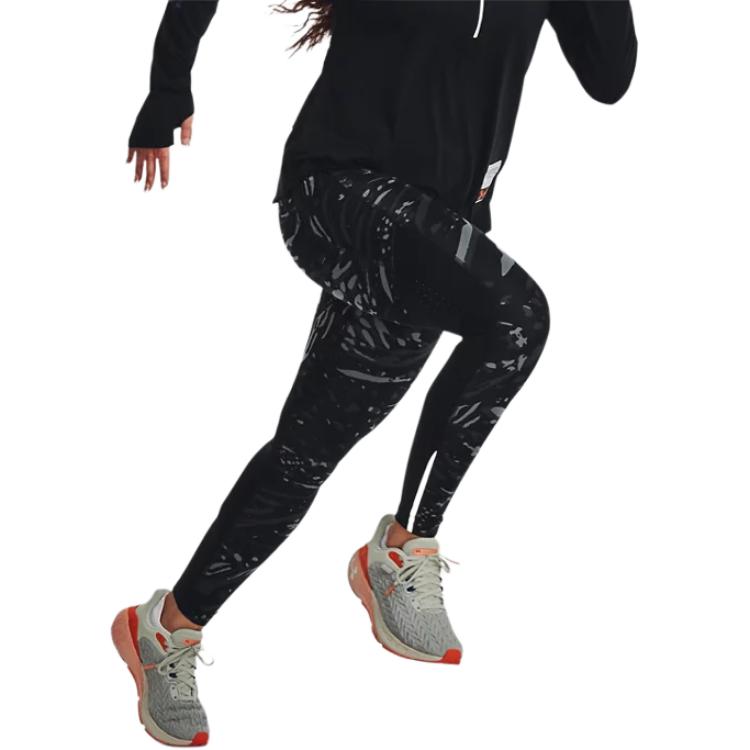 Under Armour Run LAA Full Print Lightweight High Waist Running Leggings Women leggings Gray 1379340-001