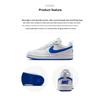 Nike Court Borough Low Recraft GS Weiße Hyper Royal Kinder-Sneaker DV5456-110