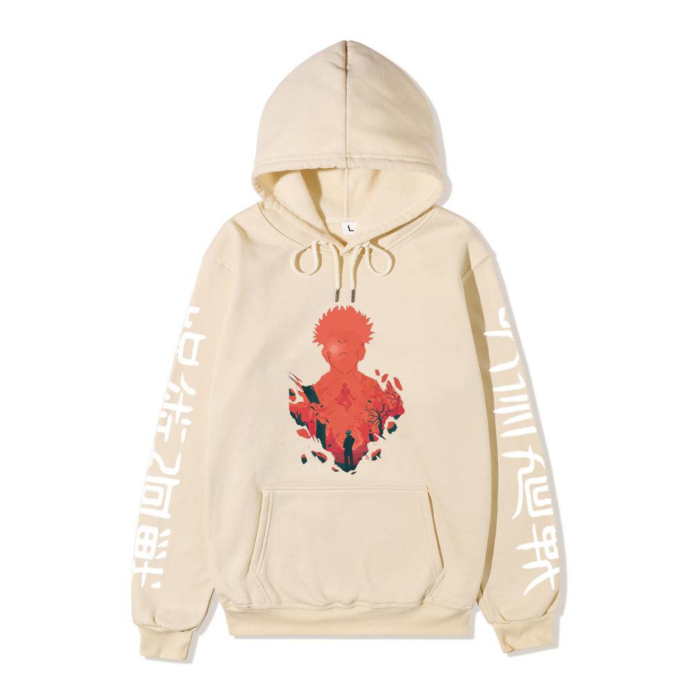 Jujutsu Kaisen Satoru Gojo Anime Graphic Hoodie Unisex Winter Fleece Lined Warm Hooded Sweatshirt Men Women Daily Casual