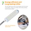 1PCS 30LEDs Máquina de Costura Lâmpada Base Magnética LED Luminária Flexível Tubo Dobrável para