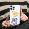 Cute anime Shark Phone Case For iPhone 17 16 15 14 13 12 11 Pro Max Plus Satin Colorful Cover