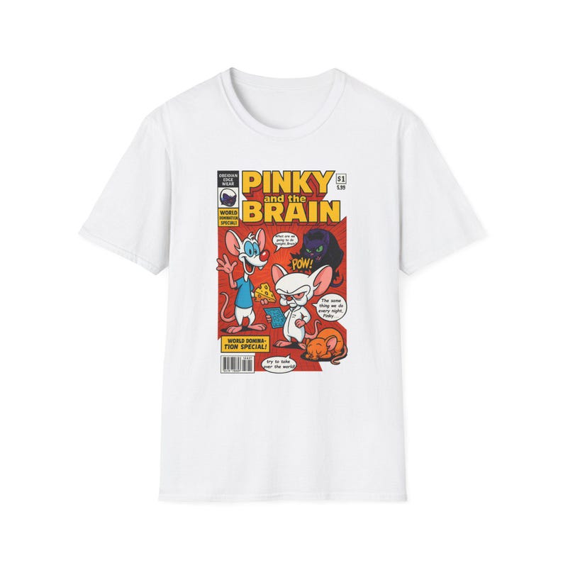 Pinky and the Brain Vintage Cartoons Unisex kids T-Shirt - Childhood Memories and Fun Designs 100