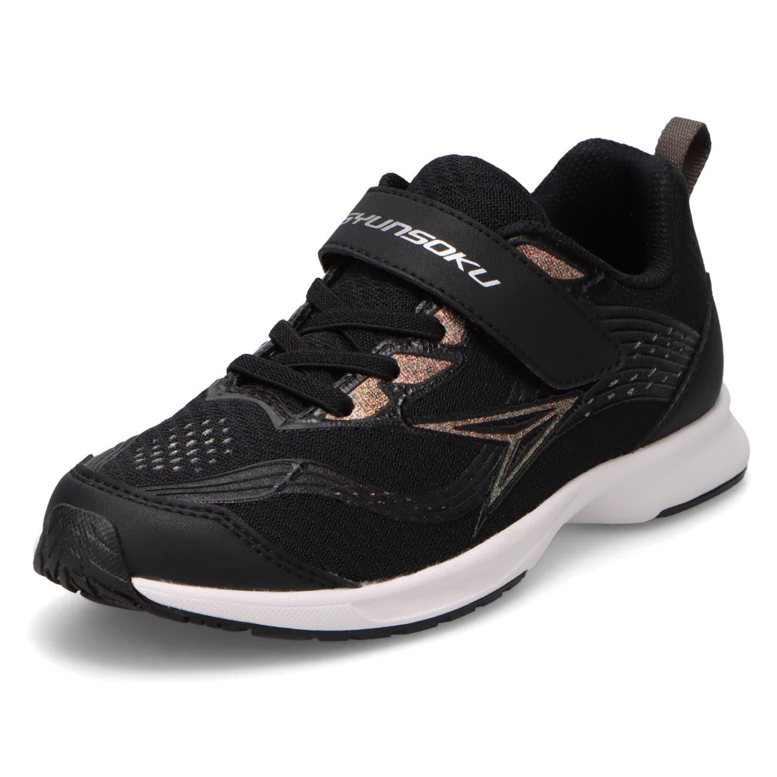 

Shunsoku Sneakers for SJJ cm Kids, Boys, Lightweight, 16-25cm, 2E, 2160, Black, 21.5 чёрный