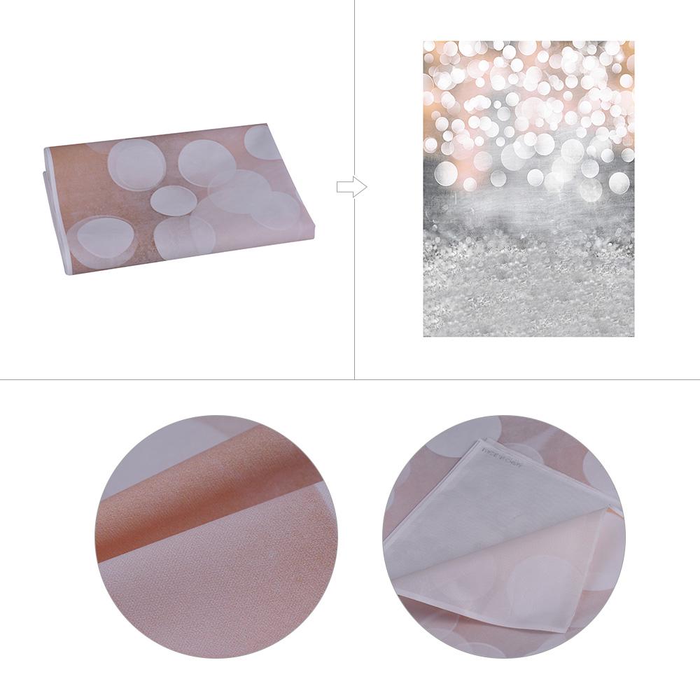 1.5 * 2.1m/5 * 7ft Fotobakgrund Glitter Ljus Bokeh Fläck